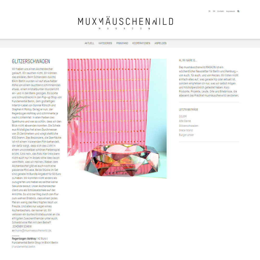 MUXMÄUSCHENWILD - OCTOBER 2016
