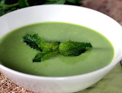 PEA & MINT SOUP