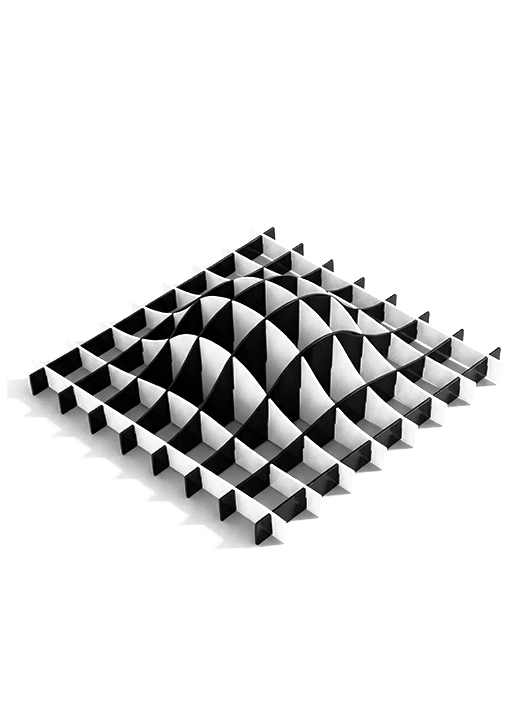 Gravity -  pen holder black & white