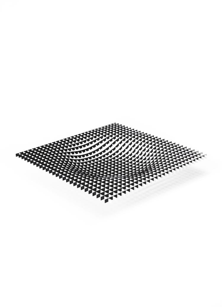 Gravity Centerpiece in black and white #color_black-white
