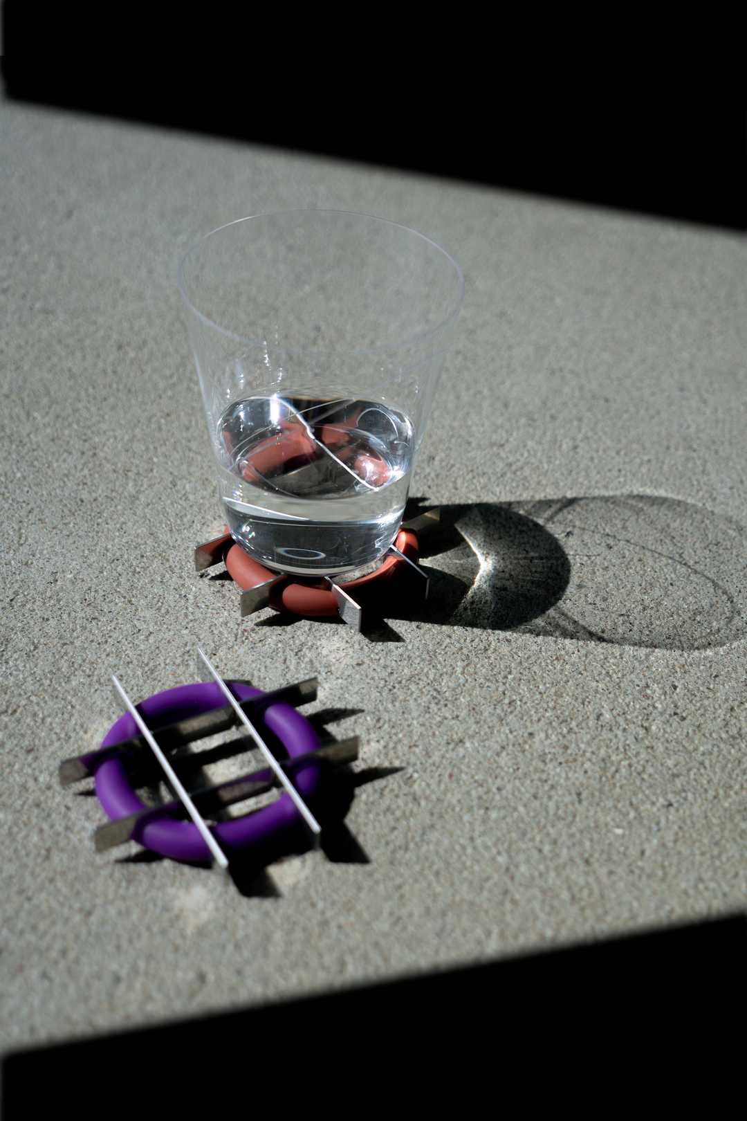 	Hover Coasters, duo colourway 