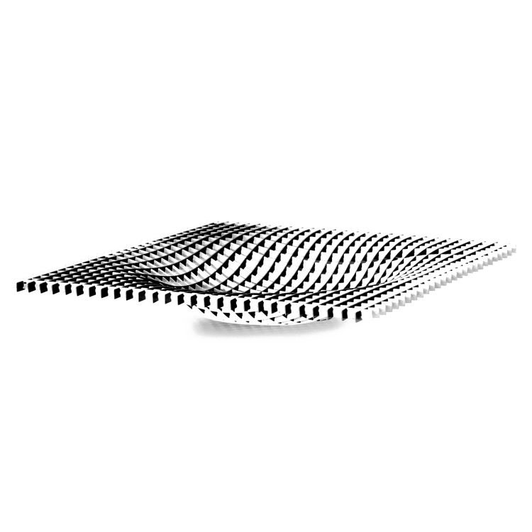 Gravity Centerpiece in black and white #color_black-white