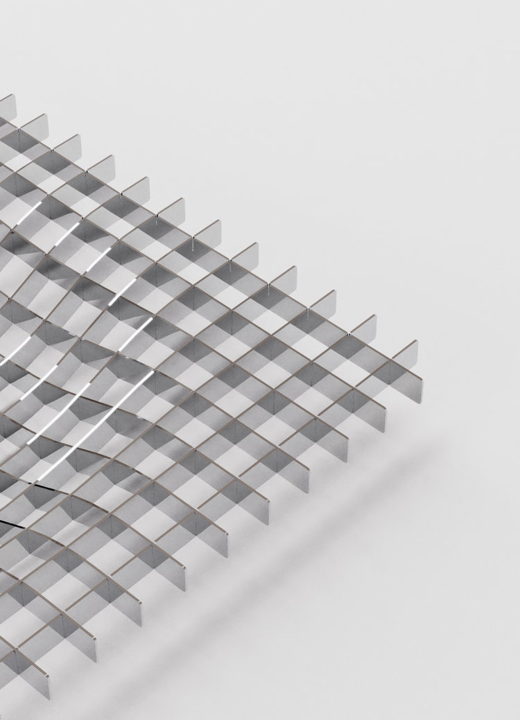 Gravity Tray in stainless steel  detail shot #color_stainless-steel