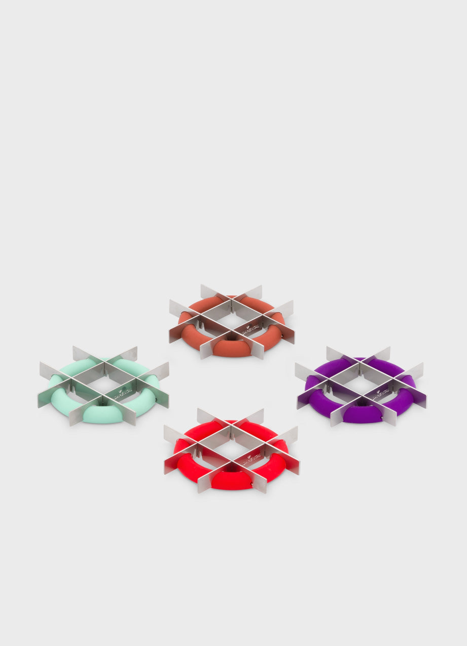 HOVER - 2 COASTERS - RED