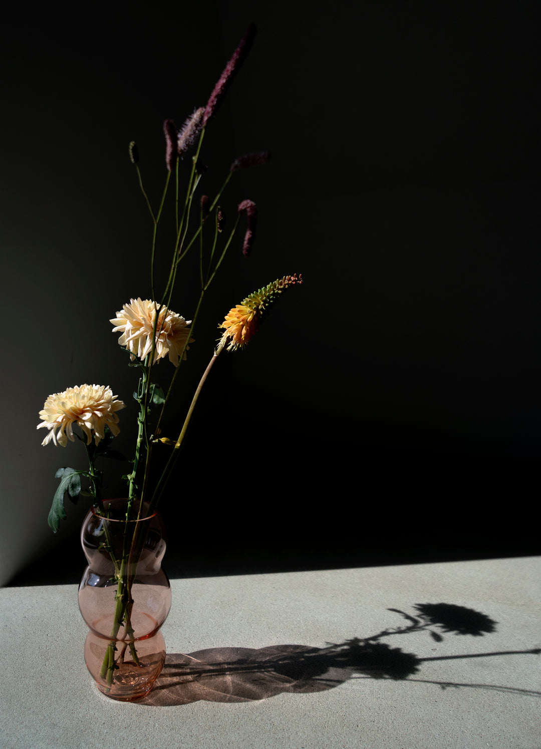 MUSE - VASE L CLEAR COPPER