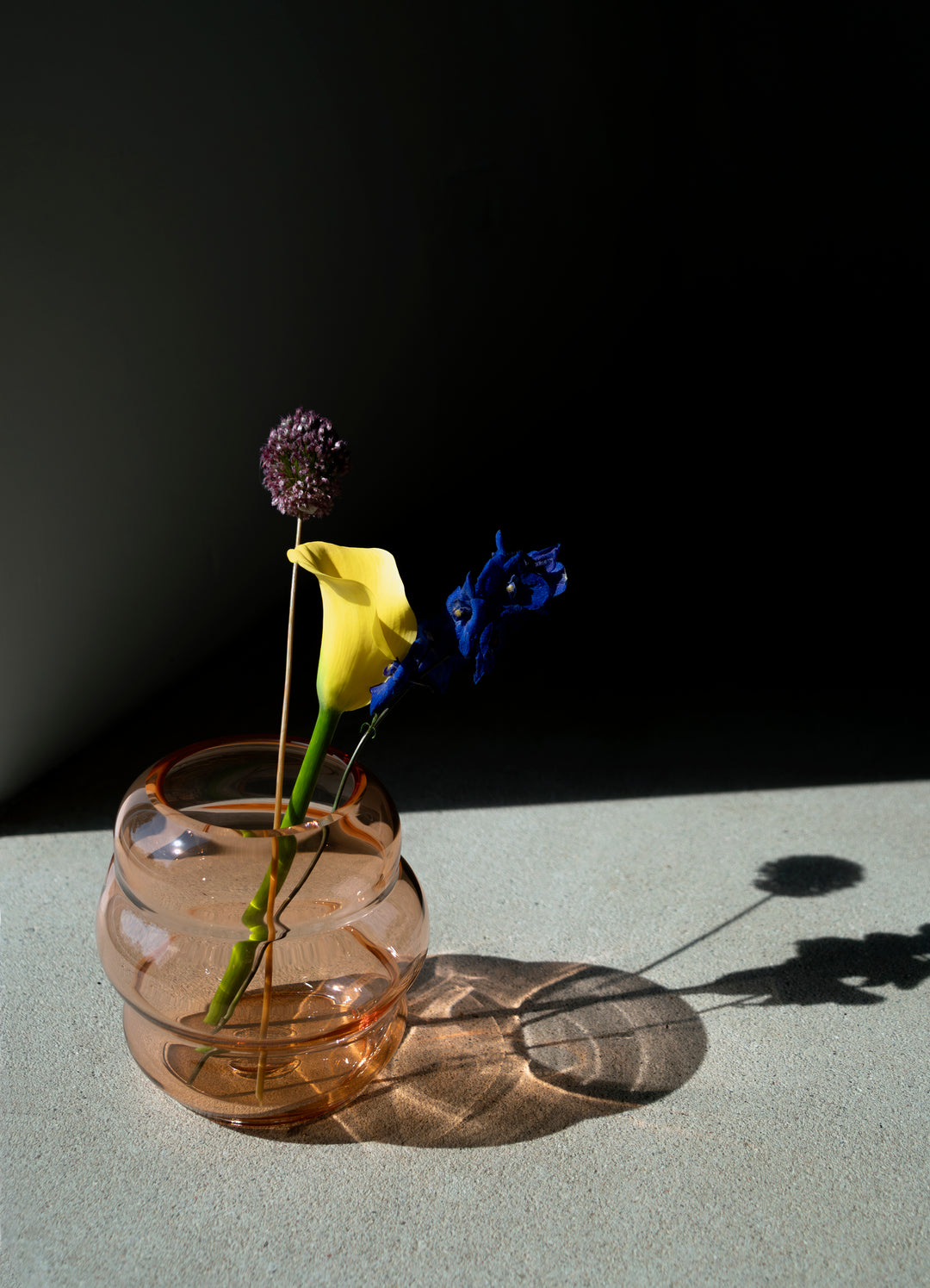 MUSE - VASE M CLEAR COPPER