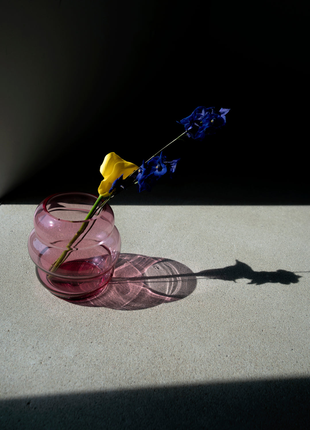 MUSE - VASE M RUBINE