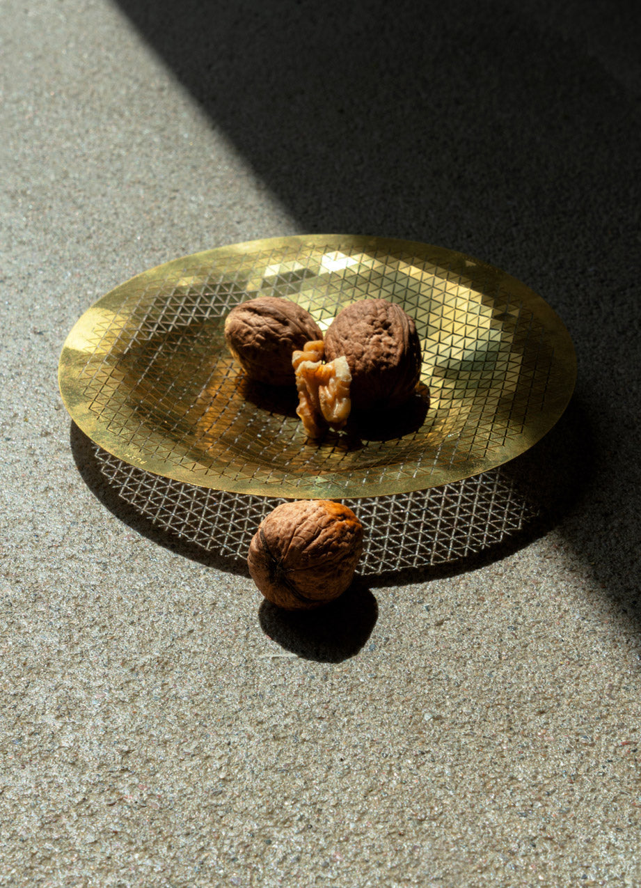 Push Jewelry Bowl in brass 