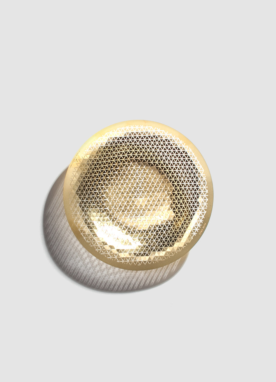 Push Jewelry Bowl in brass 