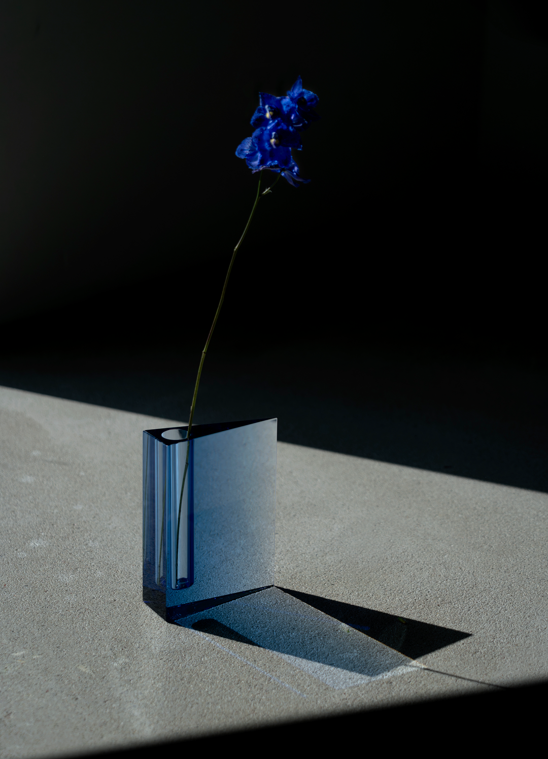 Cobalt - Wedge Vase