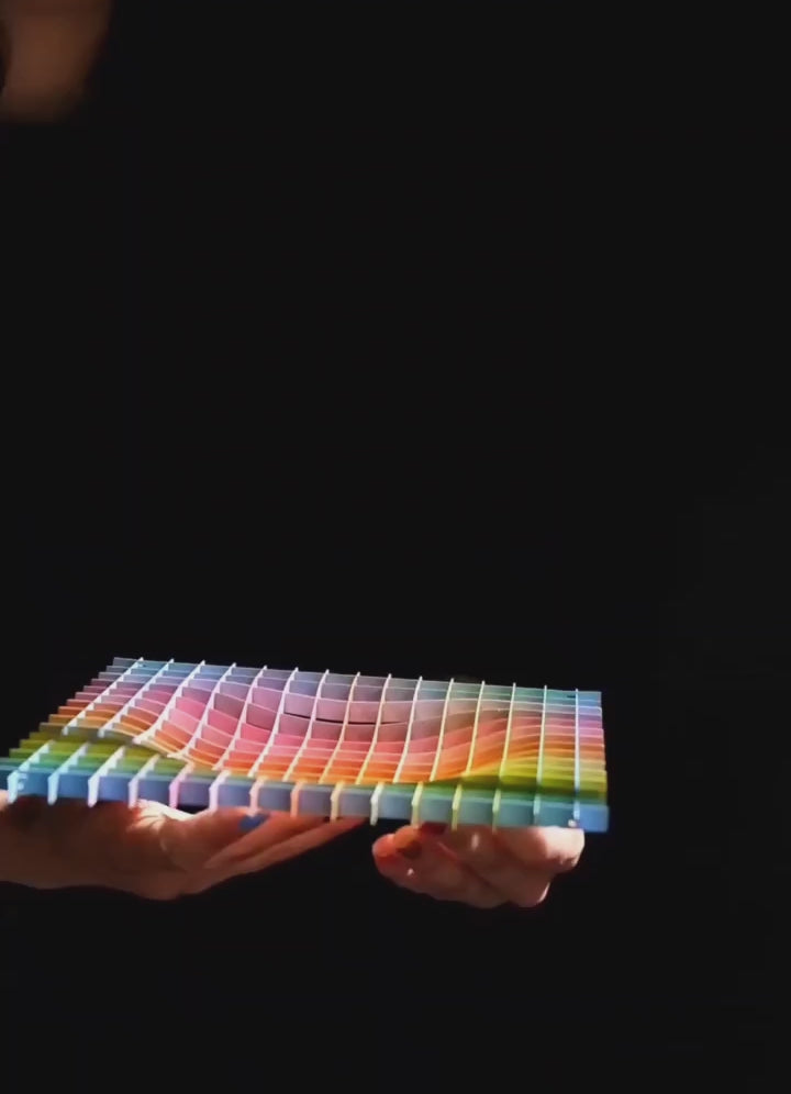 Gravity Tray in Spectrum pastel rainbow colourway video #color_spectrum